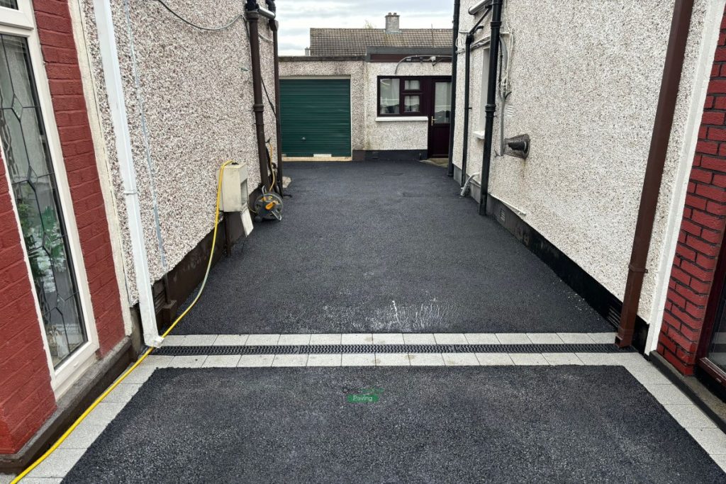Shared Tarmac Driveway with Granite Steps and Borderlines in Santry, Dublin (7)