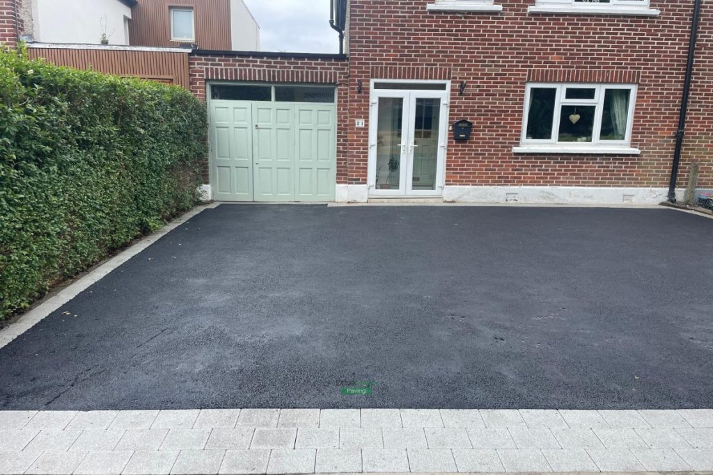 Asphalt Driveway with Granite Borderlines and Kerbing in Clontarf, Dublin (3)