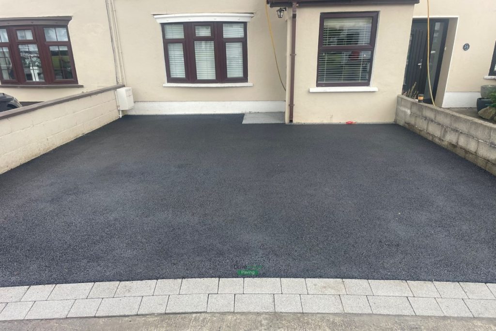 Asphalt Driveway with Newgrange Granite Border in Baldoyle, Dublin
