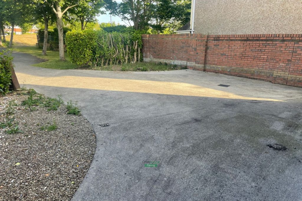 Asphalt Driveway with Silver Granite Borders and Natural Kerbs in Swords, Dublin (3)