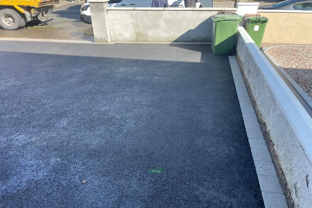 Asphalt Driveway with Silver Granite Border and Double Step in Artane, Dublin (11)