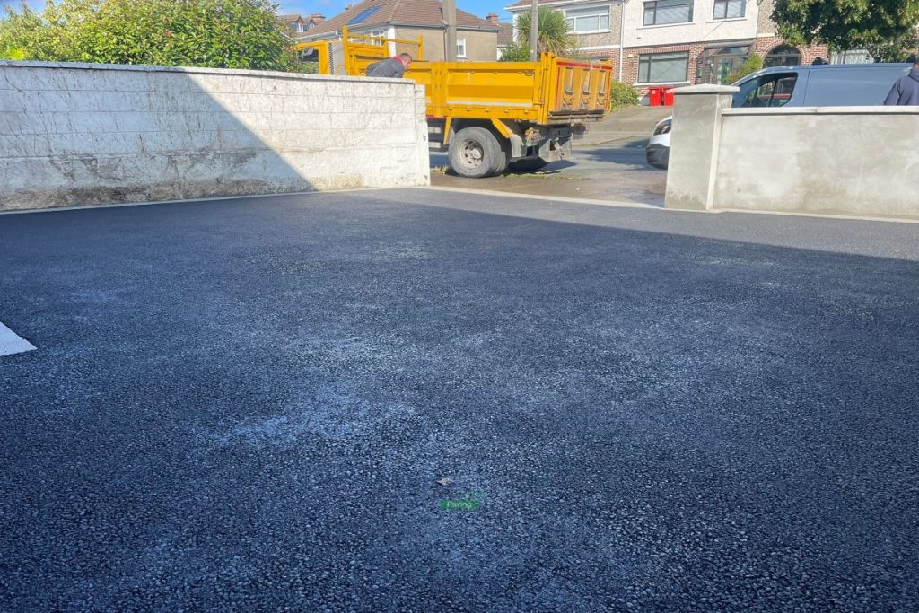 Asphalt Driveway with Silver Granite Border and Double Step in Artane, Dublin (9)