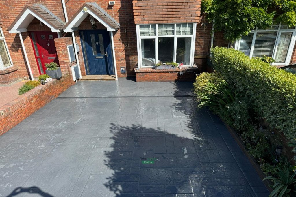 Driveway with Imprinted Concrete Design in Clontarf, Dublin