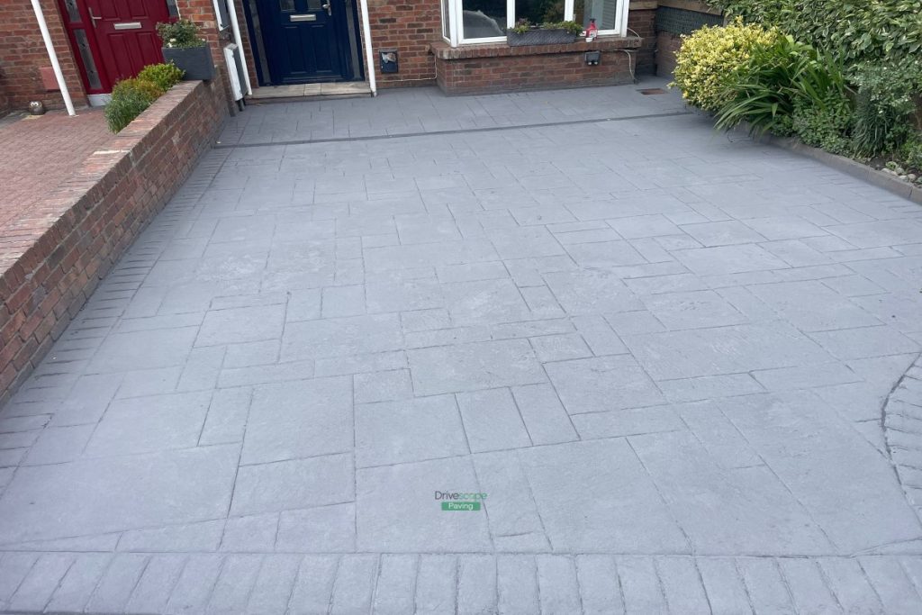 Driveway with Imprinted Concrete Design in Clontarf, Dublin (6)