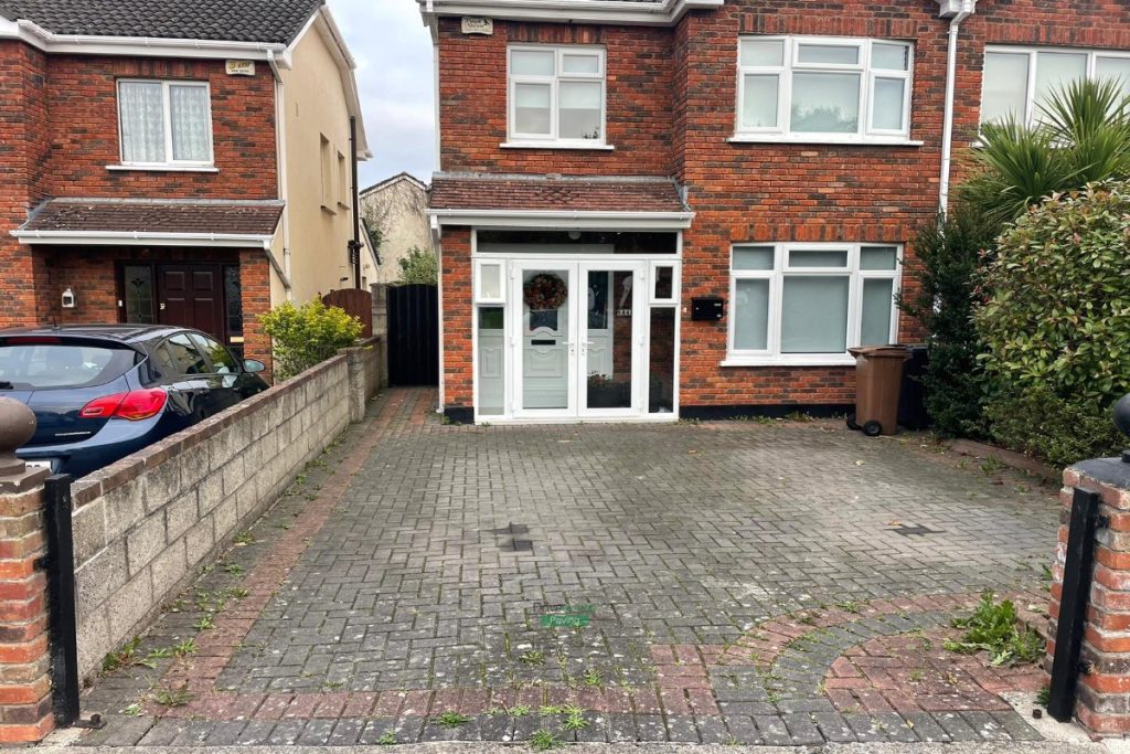 Driveway with Imprinted Concrete in Dublin 7 (1)