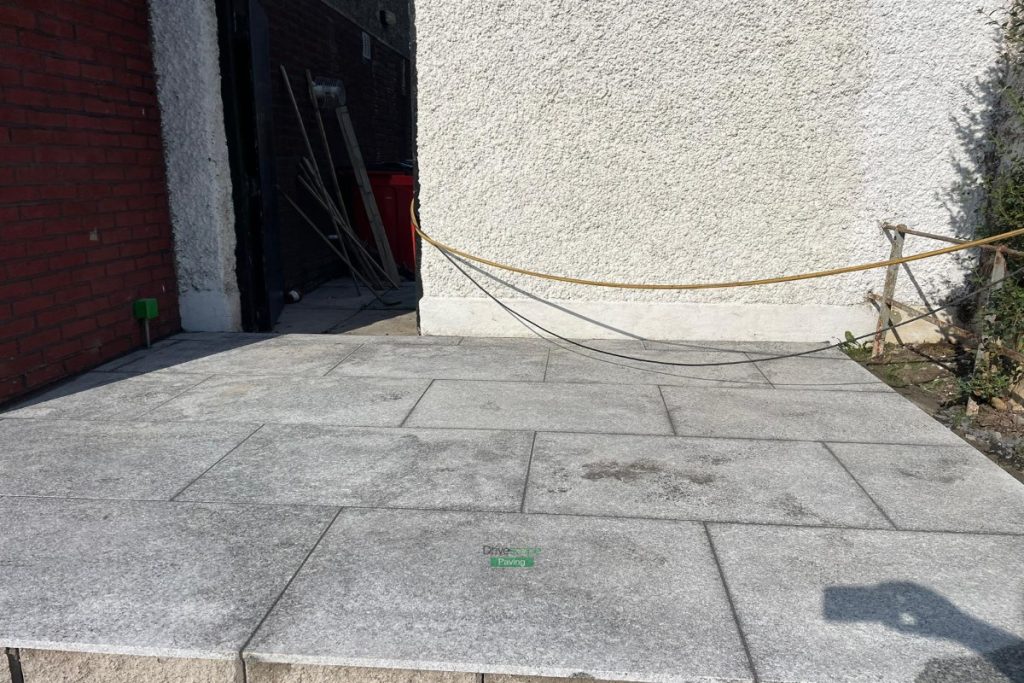 Gravelled Driveway with Granite Slabs, Ashford Walling and Granite Capping in Raheny, Dublin (8)