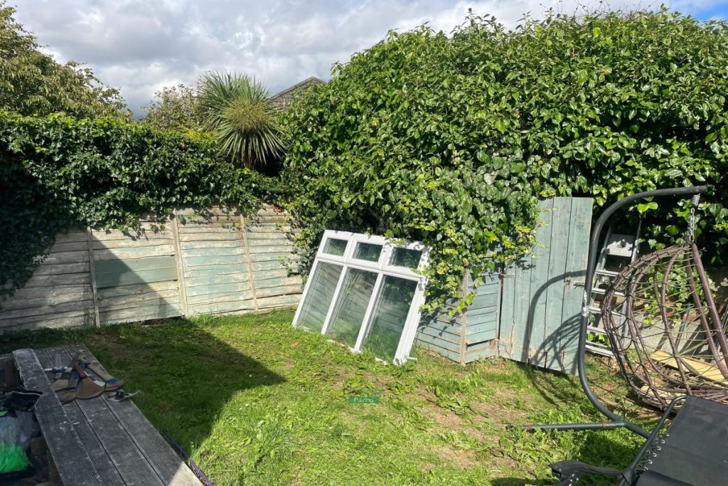 Patio with Silver Granite Slabs, New Lawn and Fencing in Swords, Dublin (3)