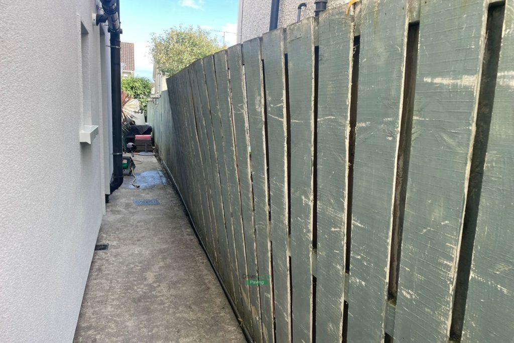 Patio with Silver Granite Slabs, New Lawn and Fencing in Swords, Dublin (4)