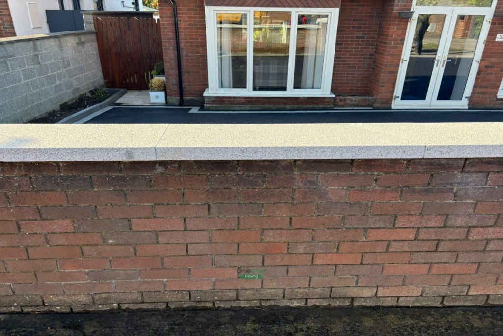 Asphalt Driveway with Silver Granite Border and Flowerbeds in Sutton, Dublin (8)