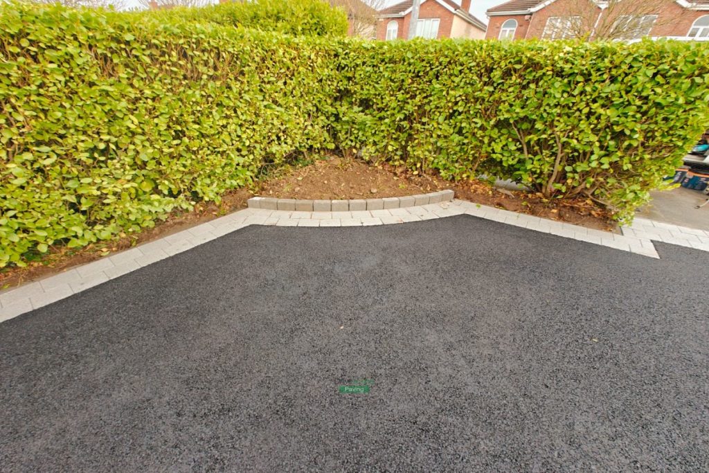 Asphalt Driveway with Granite Block Border and Steps in Clonsilla, Dublin (10)