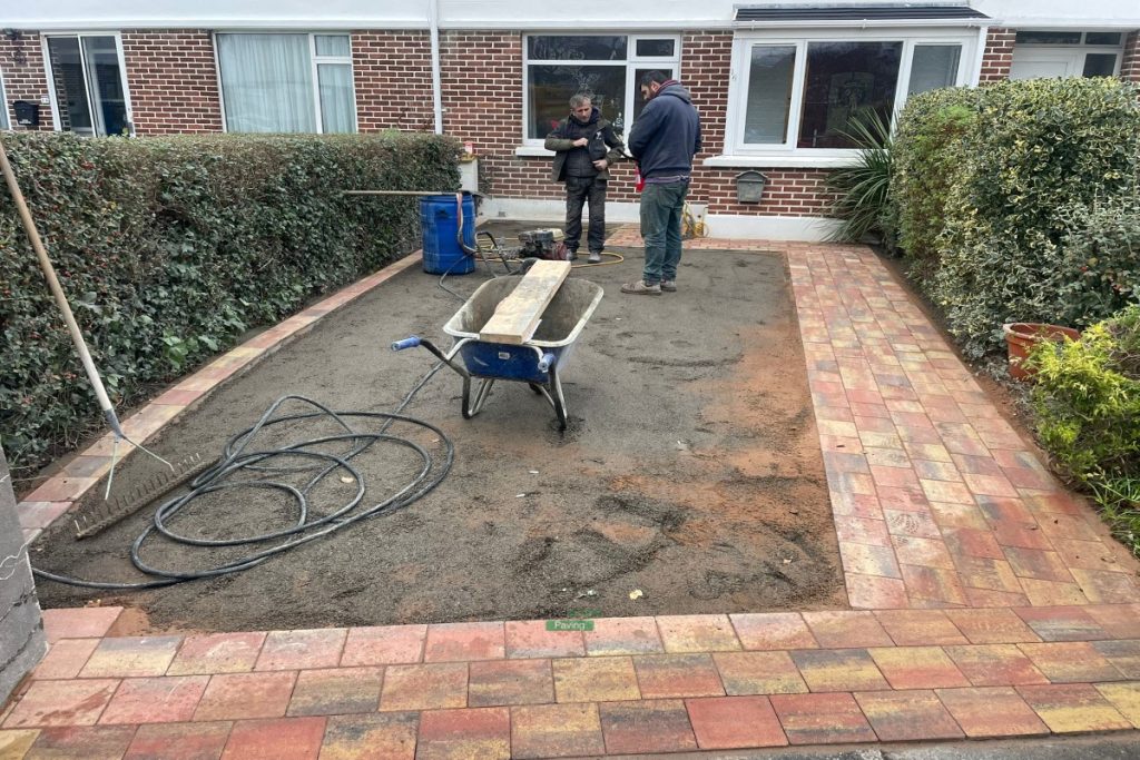 Gravelled Driveway with Corrib Brick Pathway and Border in Artane, Dublin (2)