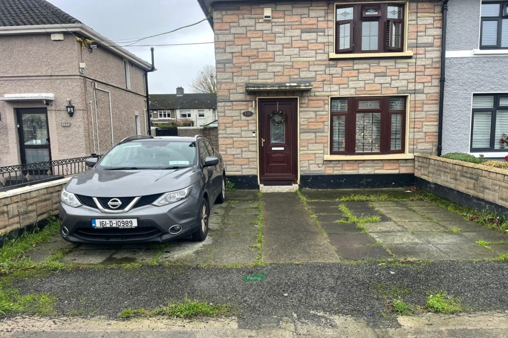 SMA Driveway with Silver Granite Apron, Border and Steps in Drimnagh, Dublin (1)