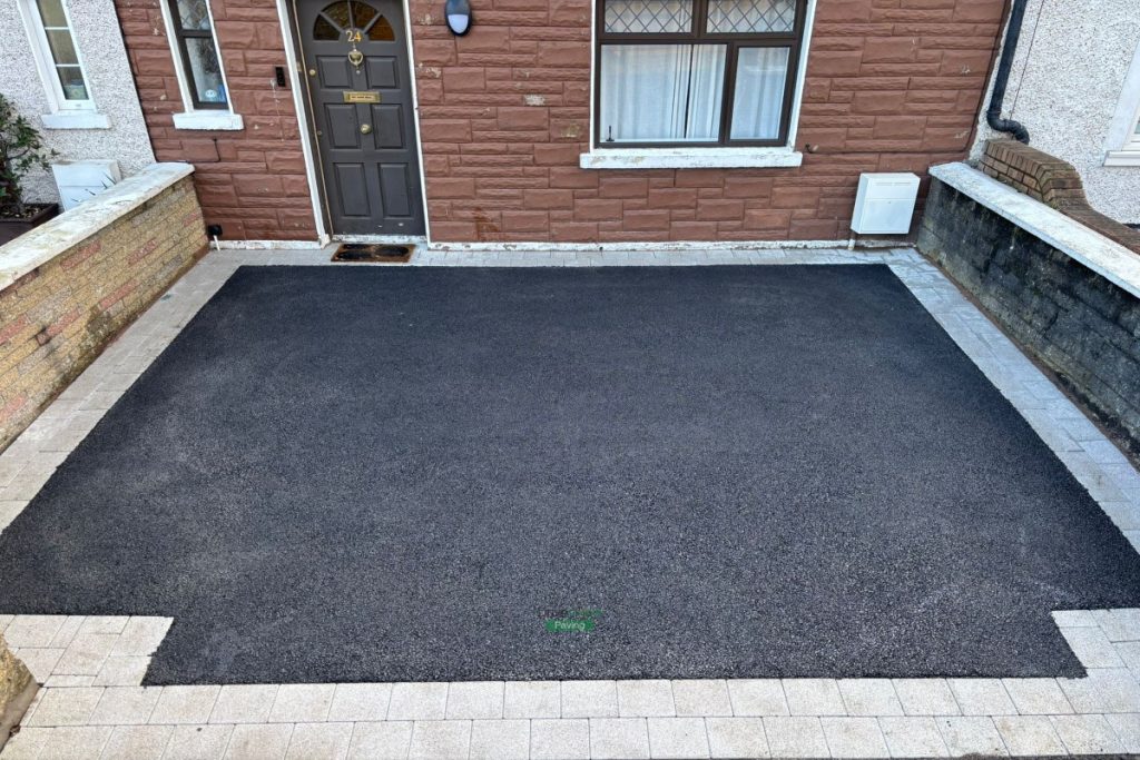 Asphalt Driveway with Double Corrib Border in Smithfield, Dublin