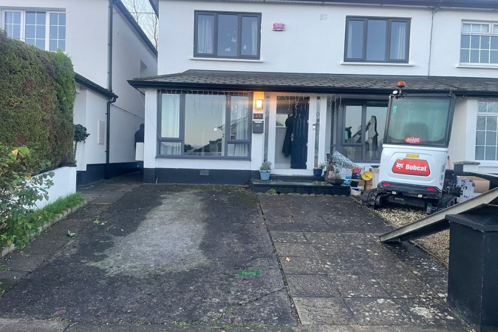 Corrib Paved Driveway with Triple Granite Step in Templeogue, Dublin (1)