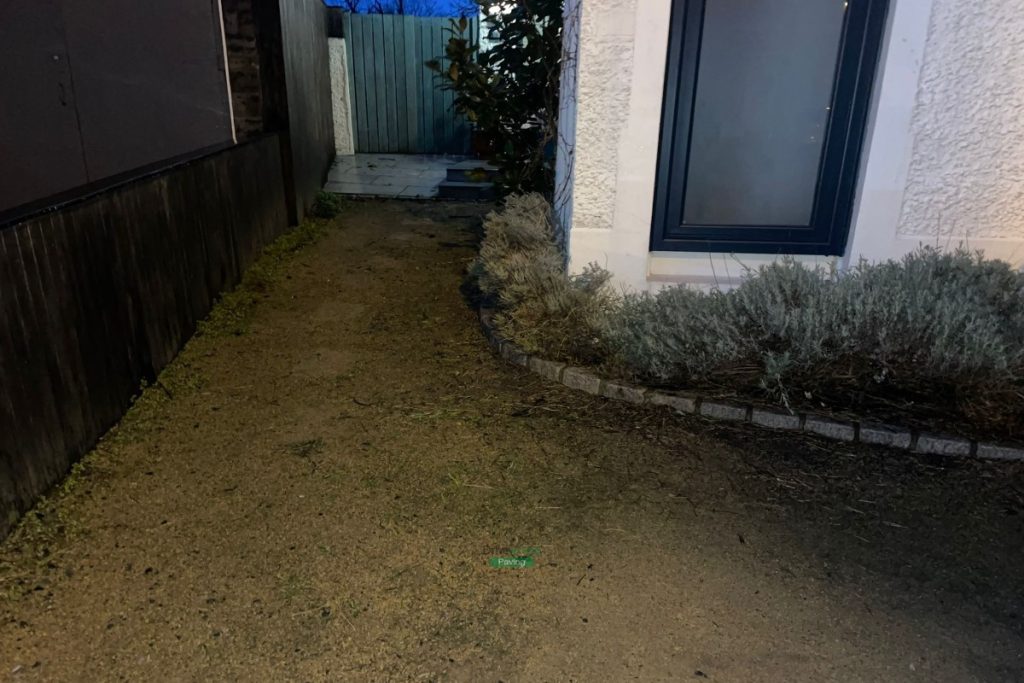 Driveway and Pathway with Tumbled Cobbles and Golden Gravel in Whitehall, Dublin (2)
