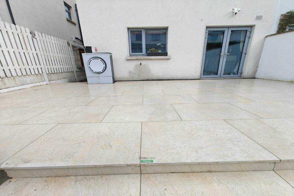 Porcelain Tile Patio with Raised Flowerbeds in Wicklow (11)