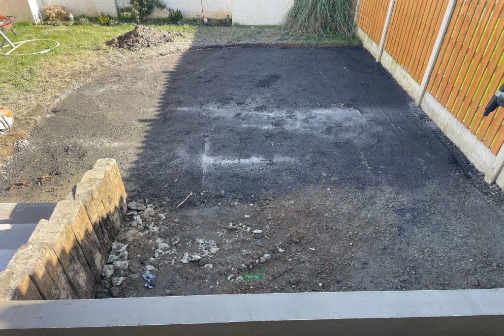 Imprint Concrete Patio with Bull-Nose Kerbing and Granite Steps in Wicklow Town (3)