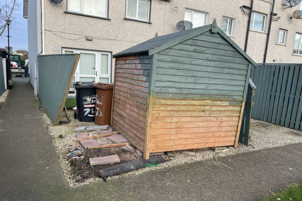 New Closed Panel Fence and Pedestrian Gate Installed in Swords, County Dublin (3)