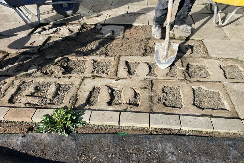 Porcelain Patio with Artificial Grass and ACO Channel Drainage in Wicklow Town (3)