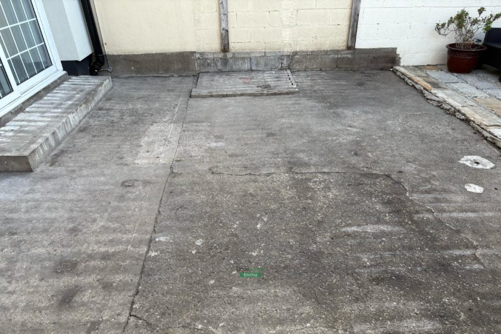 Patio with Newgrange Granite Slabs in Coolock, Dublin (1)