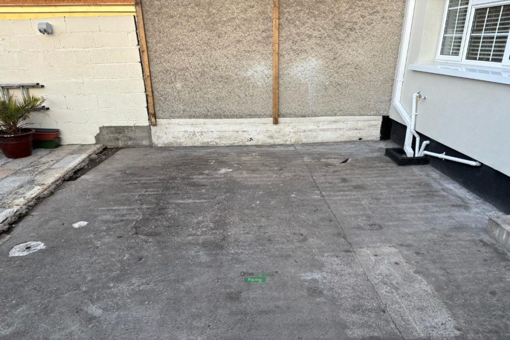 Patio with Newgrange Granite Slabs in Coolock, Dublin (3)