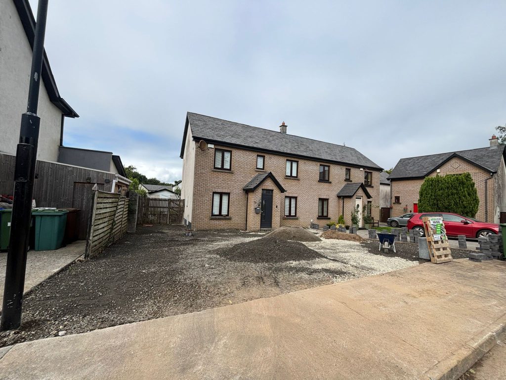 Platinum Grey Ashley Slate Imprint Concrete Driveway in Kilcullen, Co. Kildare (4)