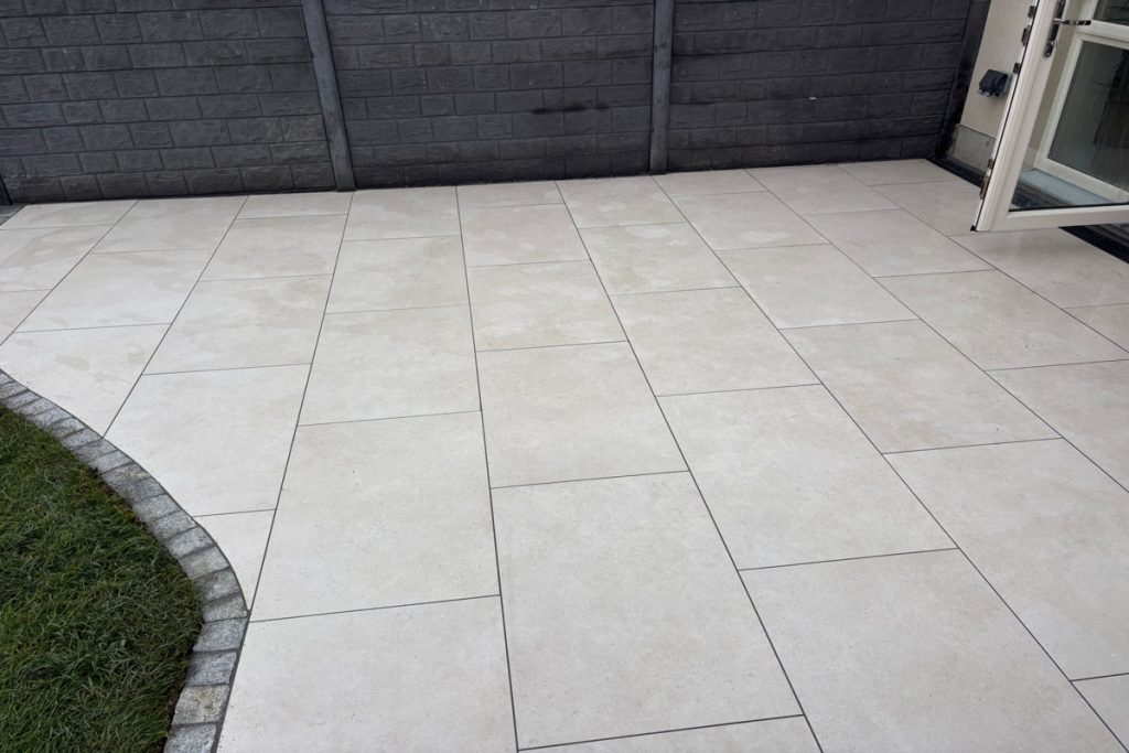 Porcelain Patio with Granite Detailing and Turf in Dunshaughlin, Co. Meath (7)