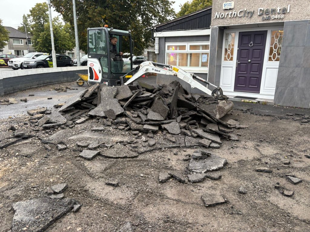 SMA Asphalt Car Park with Drainage for North City Dental in Coolock (1)