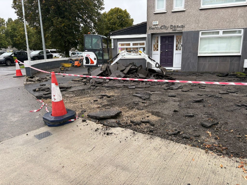 SMA Asphalt Car Park with Drainage for North City Dental in Coolock (2)