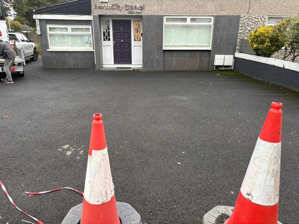SMA Asphalt Car Park with Drainage for North City Dental in Coolock (4)