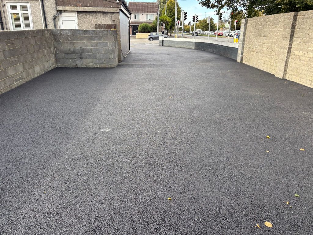 SMA Asphalt Car Park with Drainage for North City Dental in Coolock (9)