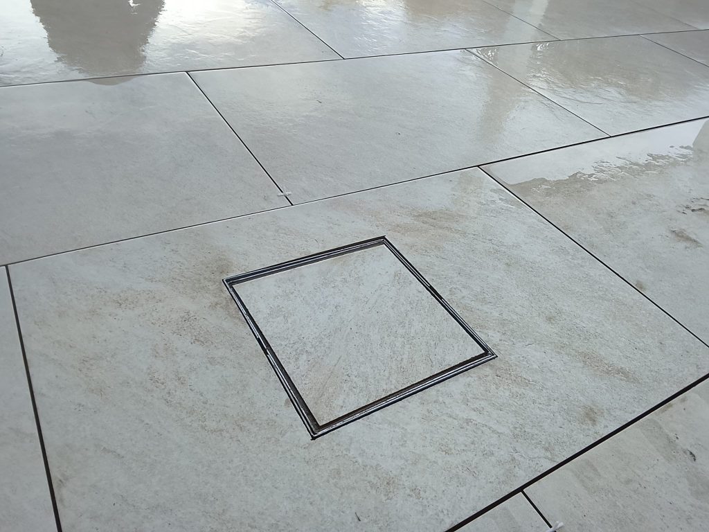 Sonic Silk Porcelain Patio with Granite Steps in Donaghmede, Dublin (7)