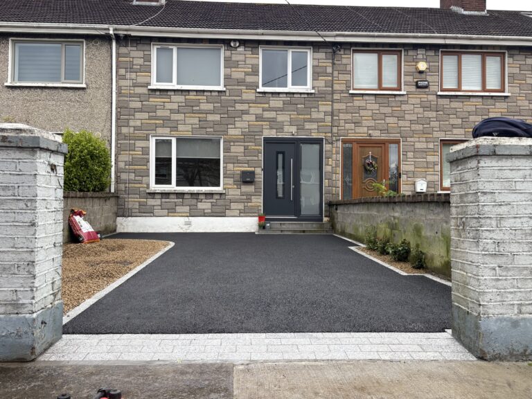 Asphalt Driveway With Cobblestones Artane, County Dublin