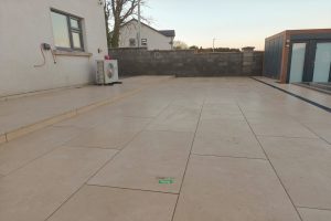 Patio paving in Dalkey