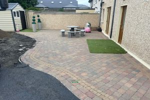Patio paving in Dundrum