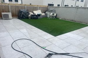 Patio paving in Howth