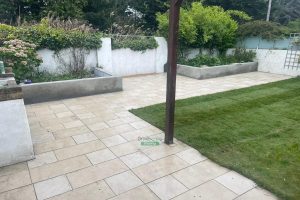 Patio paving in Ongar