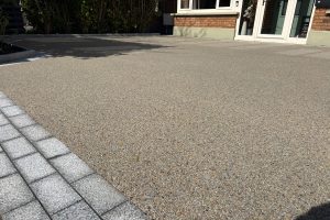 Resin driveway with border in Ballinteer