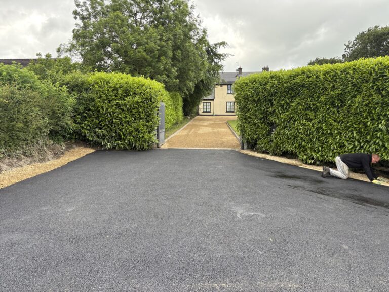 Golden Gravel Driveway in Stratford-on-Slaney, Co. Wicklow