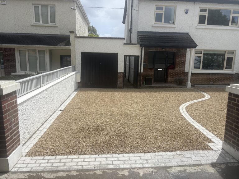 New Golden Gravel Driveway in Terenure, Co. Dublin
