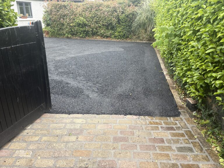 Resin Bound Driveway and Limestone Patio in Churchtown, County Dublin