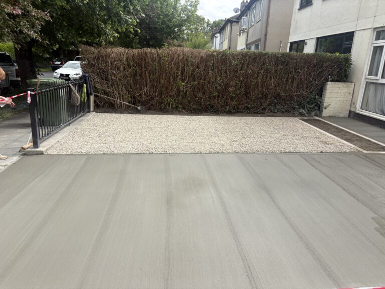 Brushed Concrete Driveway in Firhouse, Co. Dublin