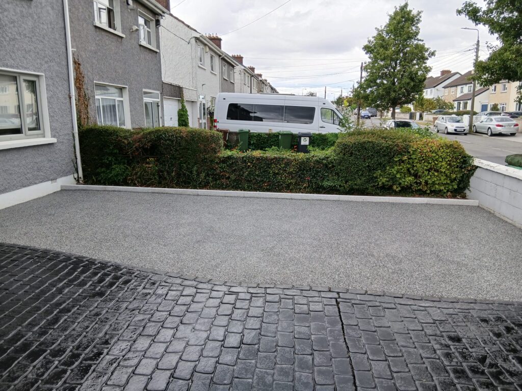 Resin Bound Driveway Extensions in Glasnevin, Co. Dublin (5)