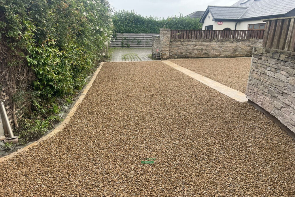 New driveway installation in Ballsbridge