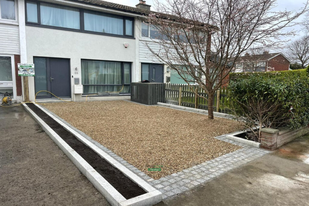 New driveway installation in Clondalkin