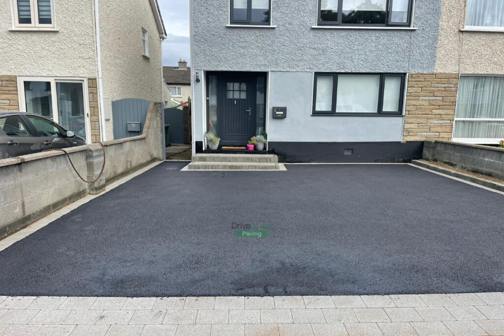 New driveway installation in Dalkey