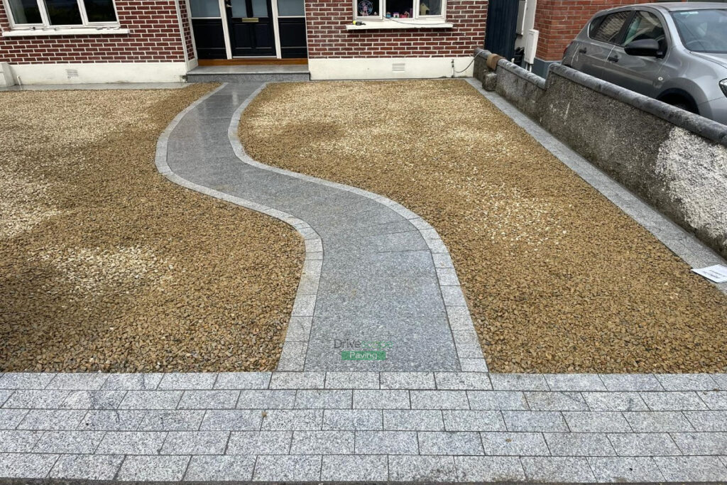 New driveway installation in Donaghmede