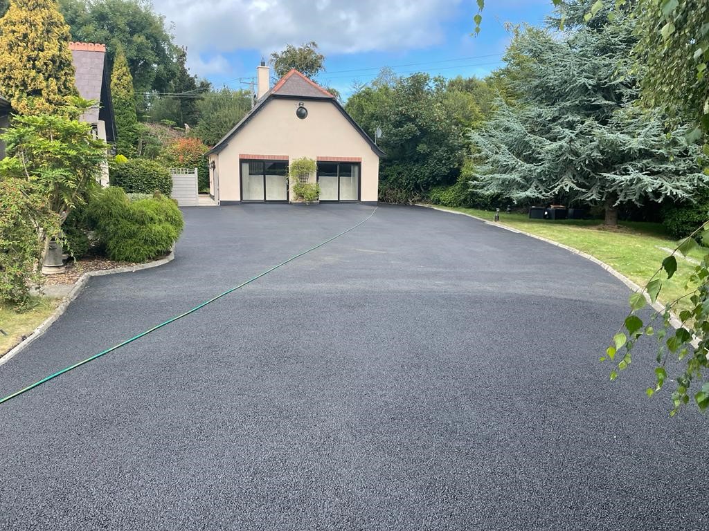 New driveway installation in Foxrock