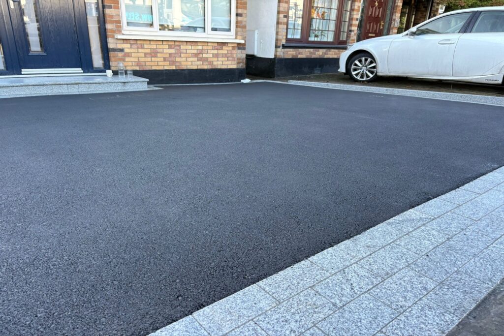 New driveway installation in Howth