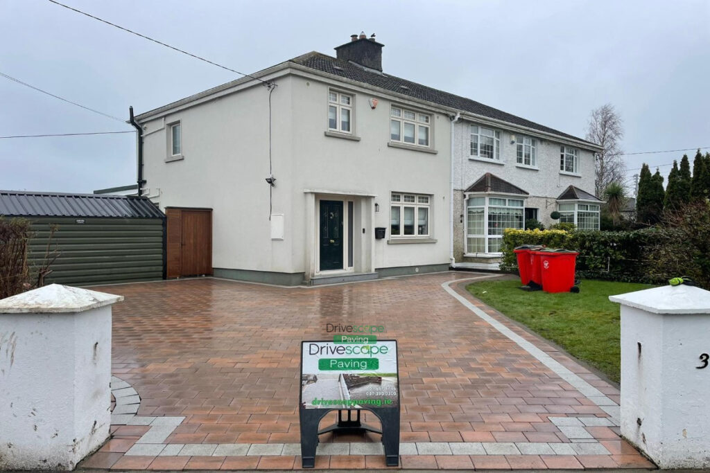 New driveway installation in Ringsend